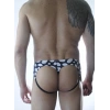 Erkek Desenli Jockstrap Fantezi İç Giyim