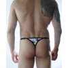 Erkek El Desenli Metalli Tanga