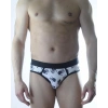 Erkek Fantezi El Desenli Jockstrap
