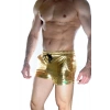 Erkek Gold Lame Short
