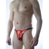 Erkek Kırmızı Lame Brazillian Slip