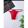 Erkek  Kırmızı Transparan Tanga İç Giyim