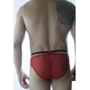Erkek Kırmızı Tül Fantezi Slip İç Çamaşırı