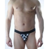 Erkek Küp Desenli Jockstrap İç Giyim