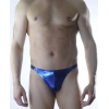 Erkek Mavi Lame Brazillian Slip İç Çamaşırı