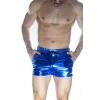 Erkek Mavi Lame Short