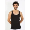 Erkek Penye Siyah Atlet