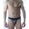 Erkek Renkli Desenli Jockstrap İç Giyim