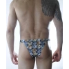 Erkek Zar Desenli Brazillian Slip