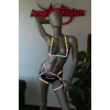 Erotik Giyim Reflektörlü Harness Takım