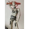 Erotik İç Giyim Fantezi Deri Püsküllü Harness