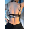 Fantazi Göğüs Üzeri Zincirli Deri Harness - APFT1168