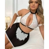 Fantazi Seksi Halkalı Dantelli Babydol Gecelik BC9235