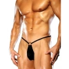 Fantezi Halkalı Seksi Siyah Erkek String BC4601