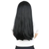 Fiber Sentetik Uzun Düz Peruk - Siyah