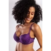 G.colors Balconette Foam Push Up Bra, Mor Konforlu Ve Şık Sütyen
