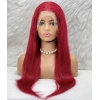 Gerçek Front Lace Tül Peruk - Düz - Kızıl 70-75cm