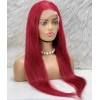 Gerçek Front Lace Tül Peruk - Düz - Kızıl 70-75cm
