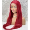 Gerçek Front Lace Tül Peruk - Düz - Kızıl 70-75cm