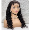 Gerçek Front Lace Tül Peruk - Yoğun Dalgalı - Doğal 65-70cm