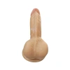 Gerçekçi Testisli Melez Dildo 15.5 cm