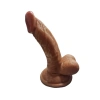 Gerçekçi Testisli Melez Dildo 16 cm