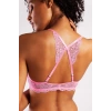 Githa Foam Cup Push Up Bra,neon Pembe Renk Straplez Konforlu Ve Şık Sütyen