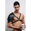 Gladyatör Harness, Tek Omuz Deri Harness, Cosplay Kostüm, Savaşçı Kostüm - Brfm154