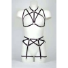 Göğüs ve Jartiyer Kemerli Seksi Harness - APFT161