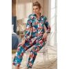 Gül Desenli Pijama Takımı KADIN NURT5654