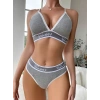 Kadın Gri Sweet Sütyen Kilot Takımı 5198