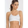 Kadın Ince Askılı Pedli Büstiyer Yarım Atlet Sütyen 3lü Set