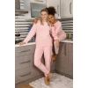 Kadın Kadife Pijama Takım Pembe
