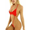 Kadın Kırmızı Seksi Fantezi Gecelik İç Çamaşırı