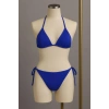 Kadın Mavi Yandan Ve Boyundan Bağlamalı Bikini Mayo Takımı