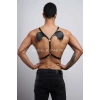 Kanatlı Erkek  Harness, Erkek  Göğüs Harness Ve Kanat Detay, Deri Kanatlı Harness - Brfm150