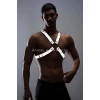 Karanlıkta Parlayan (reflektörlü) Erkek  Göğüs Harness, Parti Aksesuar - Brfm95