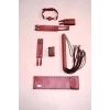 Kırbaç Kelepçe Takım 4lü Set, El - Ayak Kelepçesi, Kırbaç, Ağız Topu - APFT1306