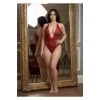 Kırmızı Taşlı Bodysuit - 888