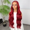 Kızıl Fiber Sentetik Ekstra Uzun Tül Peruk