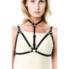 Merdiven Detaylı Deri Boyun Harness - APFT197-S1