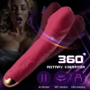 Modern Gerçekçi Dildo Vibratör Pembe