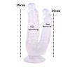 Noctis 19cm Beyaz Çiftli Dildo No:76