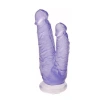Noctis 19cm Mor Çiftli Dildo No:76