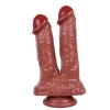 Noctis 21cm Kahverengi Çiftli Dildo No:61