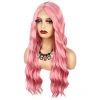 Pembe Dalgalı Tül Peruk