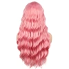 Pembe Dalgalı Tül Peruk