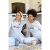 Polar Kadın Pijama Takımı Ekru