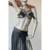 Püsküllü Etek ve Püsküllü Sütyen Harness Takım