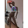 Rainbow Reflektörlü Seksi Harness Büstiyer - APFT551